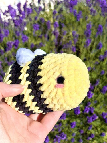 Mini plush amigurumi - bee, soft