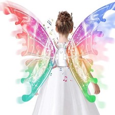 Electric Fairy Wings Light Up