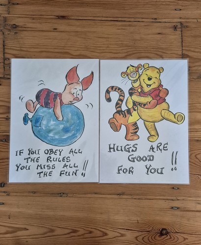 Winnie the pooh prints - the,