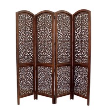 4 Panels Handicraft Wood