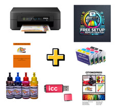 Sublimation Bundle: Epson XP-2200 All-in-1 + non-oem Ink, ARC Cartridges & Paper