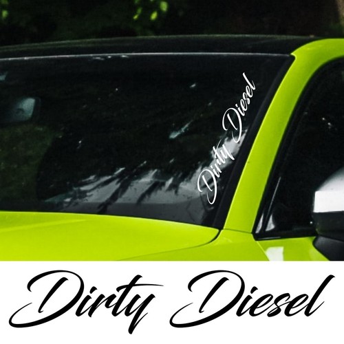 Dirty diesel windscreen - dirty,