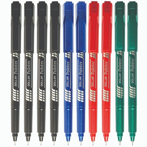 Dollar pointer fineliner black - dollar,