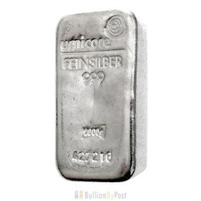 Second Hand 1kg Silver Bar Umicore
