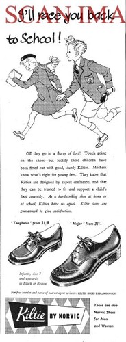 1955 advert norvic kiltie - 1955,