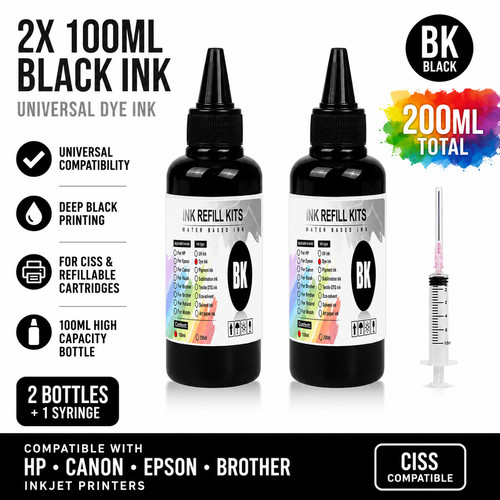200ml universal premium black - 200ml,