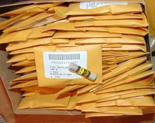 RARE 50 PIECE NOS NEW 8A 250V FUSES *REAL SILVER PLATES 5920005744294 BUSS FNP-8