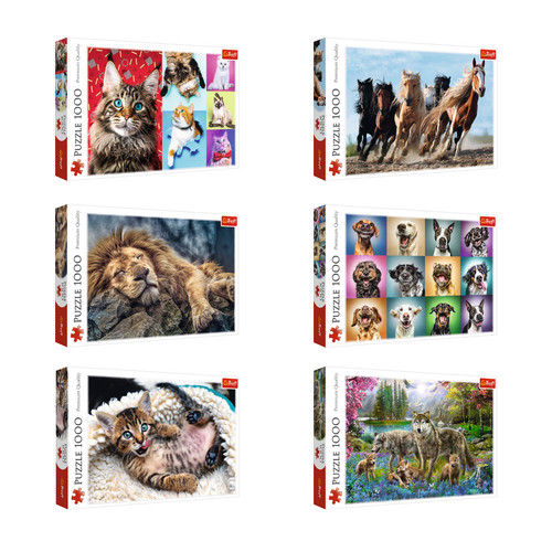 Trefl 1000pc large adult - trefl, cute
