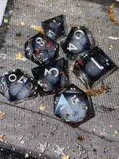 Black With Rose Gold Flake