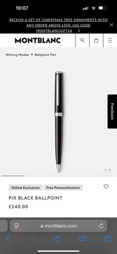 Mont blanc pen set - blanc,