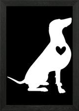 Weimaraner Gift Quote Framed