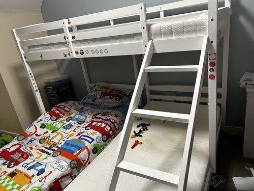 Triple bunk bed with ladder - triple,