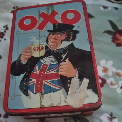 Vintage oxo stock cube storage - stock,