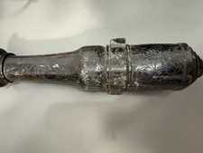 Antique Carved Black Stone Cannon