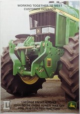Original LaForge Front Hitches & John Deere Front PTO Brochure, c 1990's