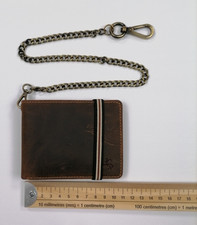 Biker Leather Wallet Chain