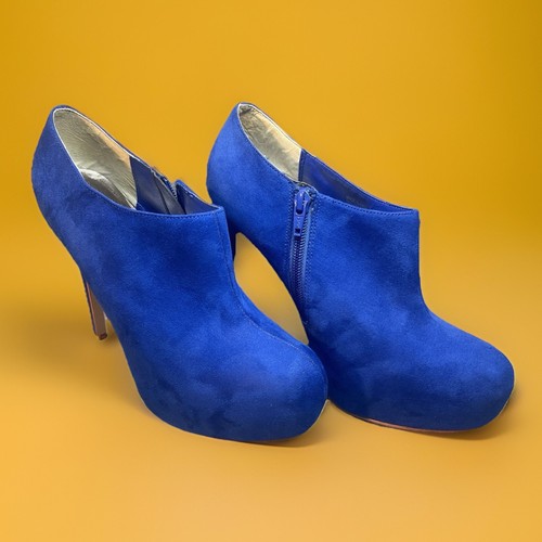 Royal blue suede - royal, high