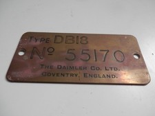 Daimler DB18 Chassis Plate