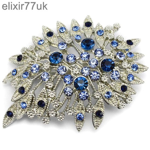 New large silver - flower, brooch