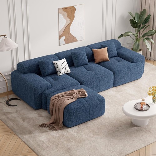 Shape boneless sofa chenille - boneless,