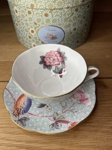 Wedgwood cuckoo teacup saucer - wedgwood,