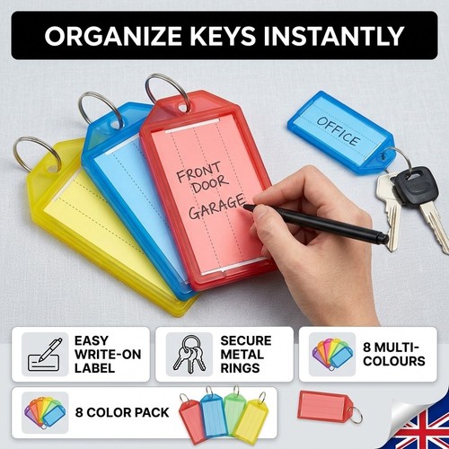 Key tags plastic - key,