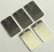 5x1g Liberty Wessex Mint 999.9