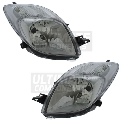 Headlights fits toyota yaris - fits,