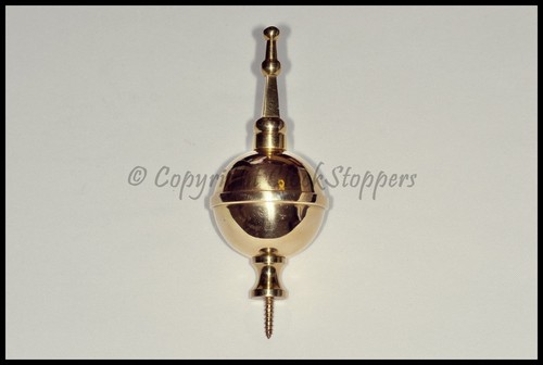 Brass ball spire - spire, grandfather