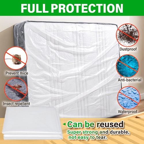 Clear mattress bag plastic - clear,