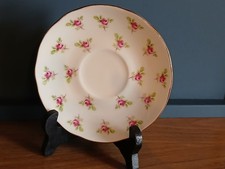 Vintage Duchess English Fine Bone China Tea Set Saucer Pink Rosebud Excellent