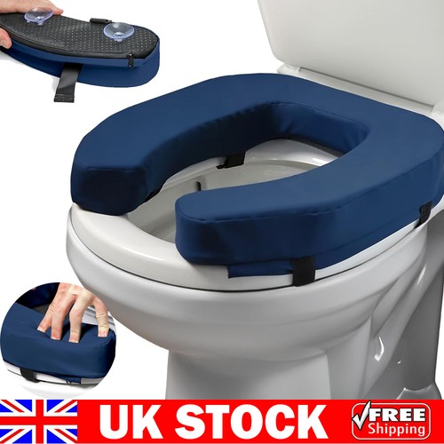Raised toilet seat aid - raised,