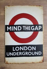 replica tin signs London Underground