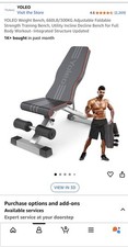 Workout Bench Weights Not Included - Used Excellent Condition