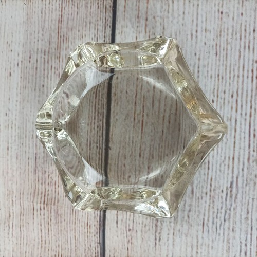 Vintage clear hexagonal - vintage,