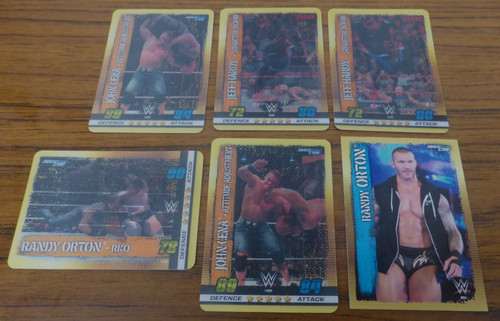 Lenticular wwe slam attax - 5,