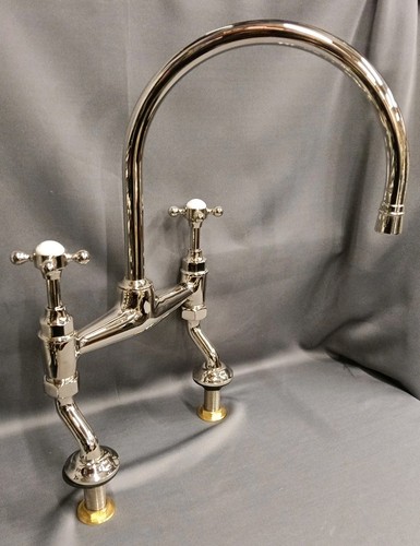 Chalon nickel mixer taps - mixer,