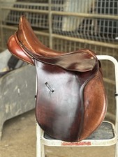 Bates Caprilli Gp Brown Saddle Xxw Gullet