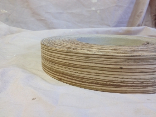 Zebrano iron edging - zebrano,