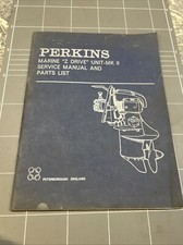 VINTAGE SERVICE MANUAL PERKINS 1965 Z DRIVE OUTBOARD MOTOR ENGINE BOAT MANCAVE