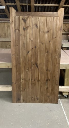 Wooden garden gate heavy - wooden,