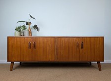 Refinished Vintage Mid Century Teak G-Plan Sideboard Record Cabinet TV Stand