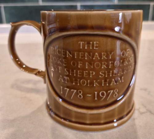 Holkham studio pottery tankard - studio,