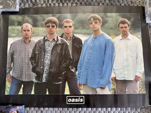 Oasis poster band photo 1996 - band,