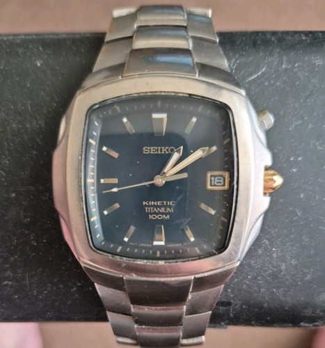 Seiko kinetic titanium - kinetic, black