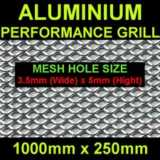 Silver Mesh Grill Aluminium