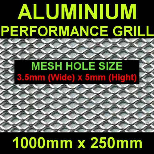 Silver mesh grill aluminium - mesh,