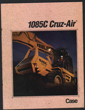 CASE "1085C Cruz-Air" Self-propelled Rubber-Tired Excavator Brochure Leaflet