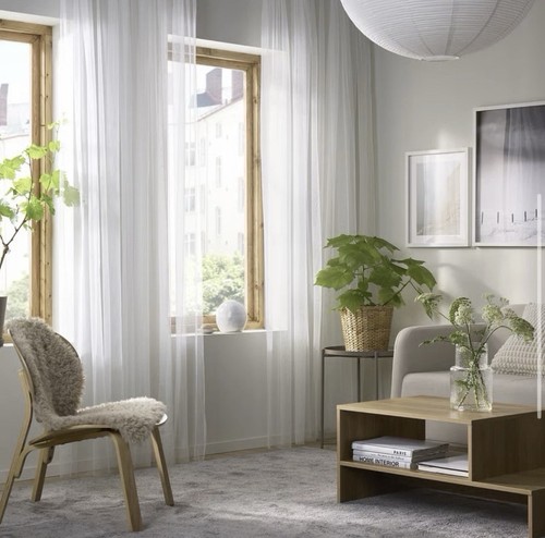 Ikea lill sheer panels x - ikea,