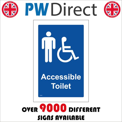 Sign male disabled accessible - sign,